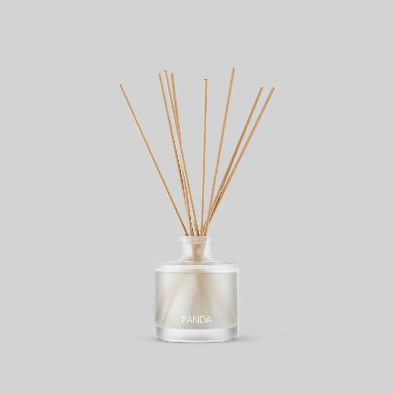 Custom Branded 6oz Frosted Clear Glass Reed Diffuser - Add Your Logo ...