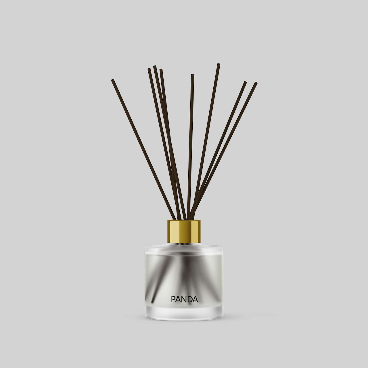Custom Branded 6oz Frosted Clear Glass Reed Diffuser - Add Your Logo ...